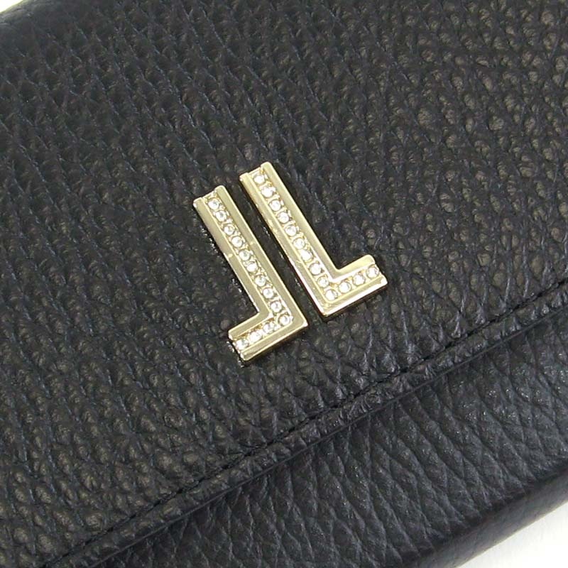 【新品タグ付き】ランバンコレクション ラブレーパース ギャルソン長財布 ブラック ランバン コレクション】 ラブレーパース ギャルソン長財布 [65-6802