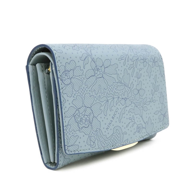 ニナ リッチ】ダンテル パース 2つ折り財布 ファスナー式小銭