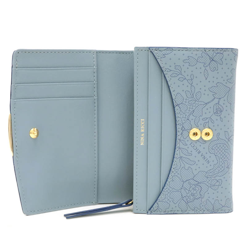 【ニナ リッチ】ダンテル パース ２つ折り財布 かぶせ式 ニナ リッチ】ダンテルパース 二つ折りBOX財布 | ニナ リッチ