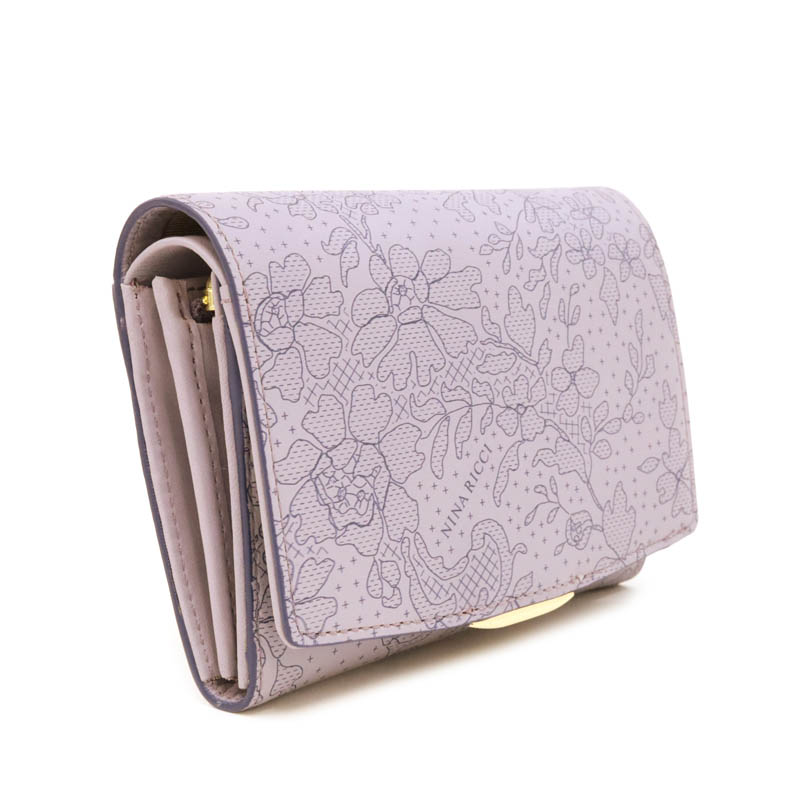 ニナ リッチ】ダンテル パース 2つ折り財布 ファスナー式小銭入れ