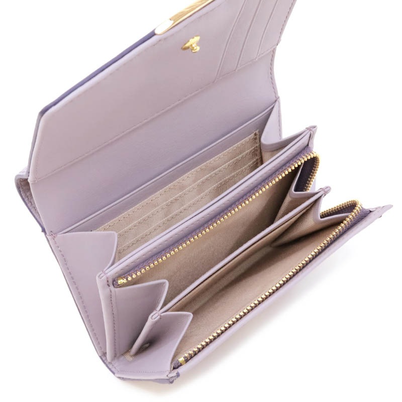 ニナ リッチ】ダンテル パース 2つ折り財布 ファスナー式小銭