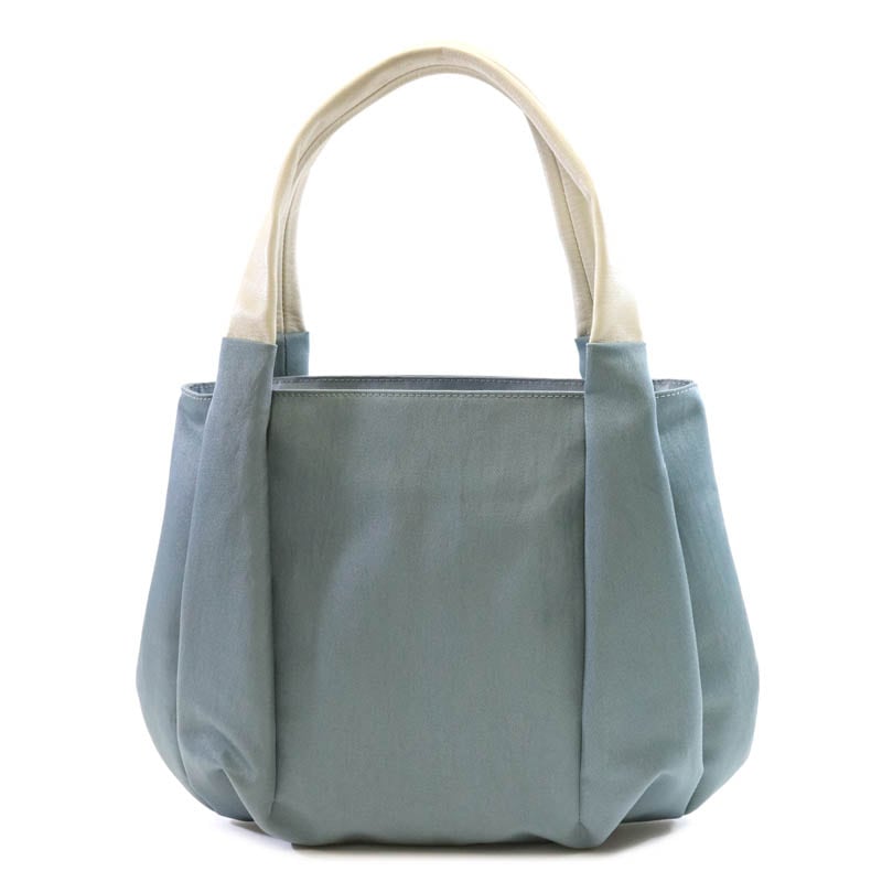 ブルーグレートートバッグ ファッションレター Fashion Letter キャンバストートバッグ A4