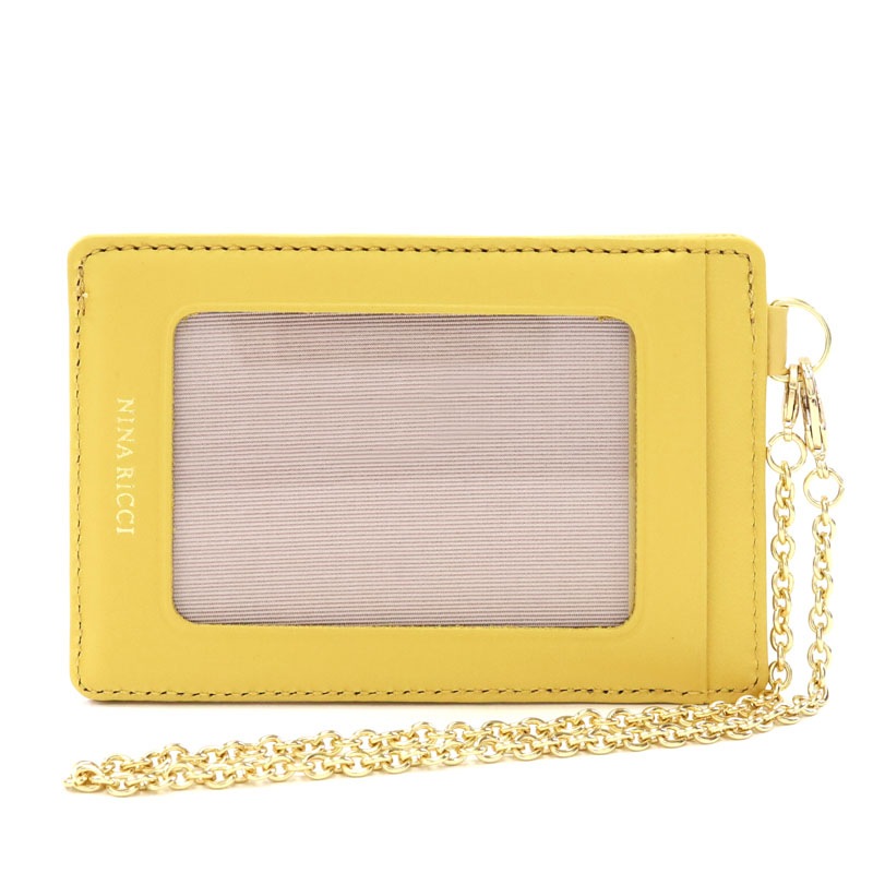 ニナ リッチ】ジャルダン パース パスケース [85-1165]／イエロー