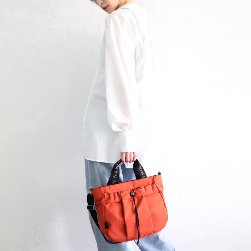 ニナ・ニナ リッチ】 ブルーム ショルダー付き手提げバッグ [31-1151