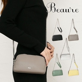Beaure ヴュレ レディースバッグ 本革 牛革 チェ－ン ショルダーバッグ ミニショルダーバッグ B-24310