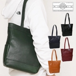 SEEKER シーカー SKB-NB07 本革 オイルレザー メンズ 本革 a4 肩掛け縦型トートバッグ ビジネストートバッグ