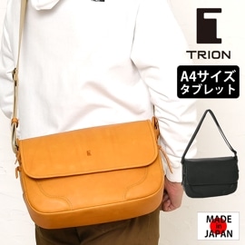 TRION トライオン GA142 日本製 最高級グラブレザー A4対応 肩掛け斜め掛け ショルダーバッグ カジュアルバッグ
