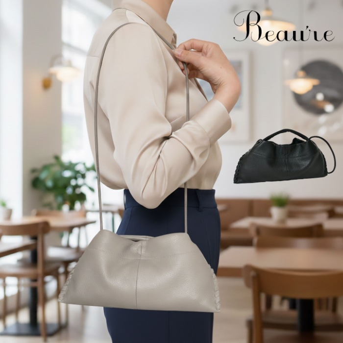 Beaure ヴュレ レディースバッグ 本革 牛革 2wayショルダーハンドバッグ B-26121