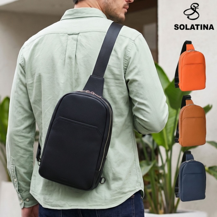 SOLATINA ソラチナ バッグ SBI-00026 本革 軽量 軽い ボディバッグショルダーバッグ 牛革 レザー ユニセックス メンズバッグ 