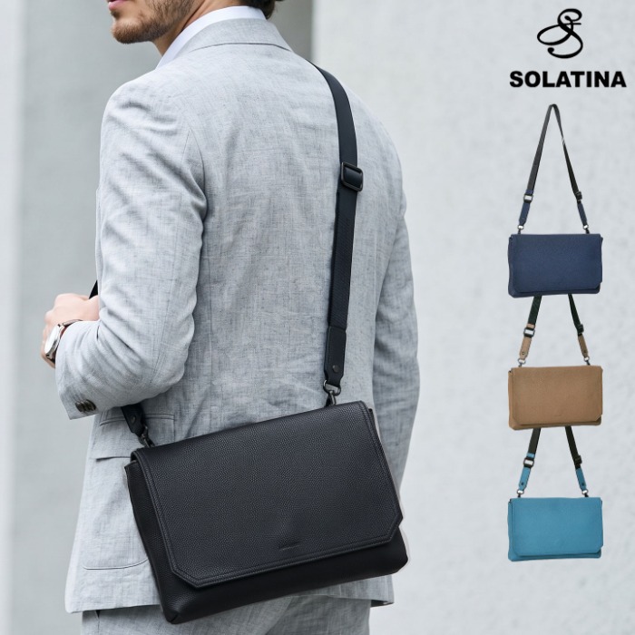 SOLATINA (ソラチナ) SBI-00005 本革牛革 横型 ショルダーバッグ 2way