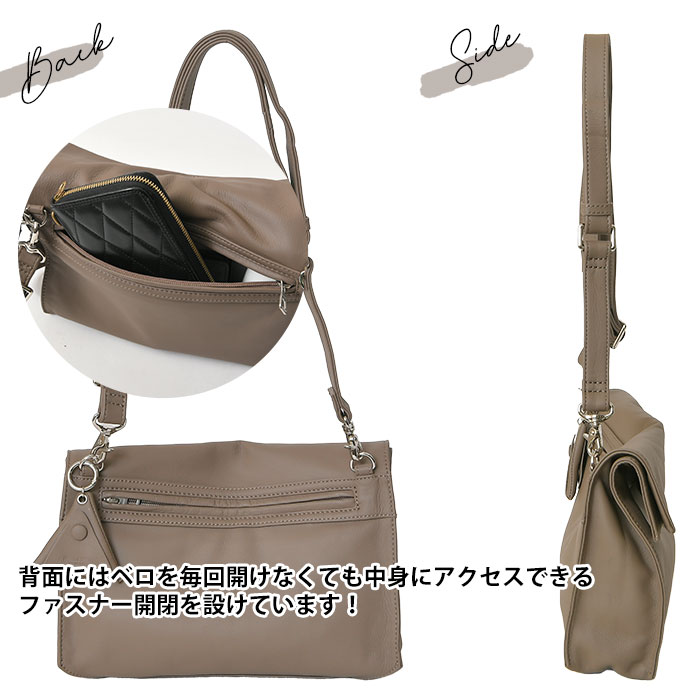 SEEKER シーカー SKB-MT15 本革牛革 カウレザーマット仕上げ 肩掛け斜め掛けメンズ レディーススクエアーショルダーバッグ