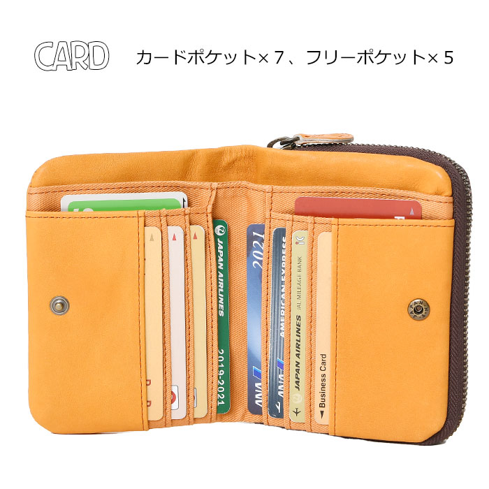 SNOOPY スヌーピーレディース PEANUTS ピーナッツ財布 二つ折りラウンドファスナー小銭入れショートウォレット 73017