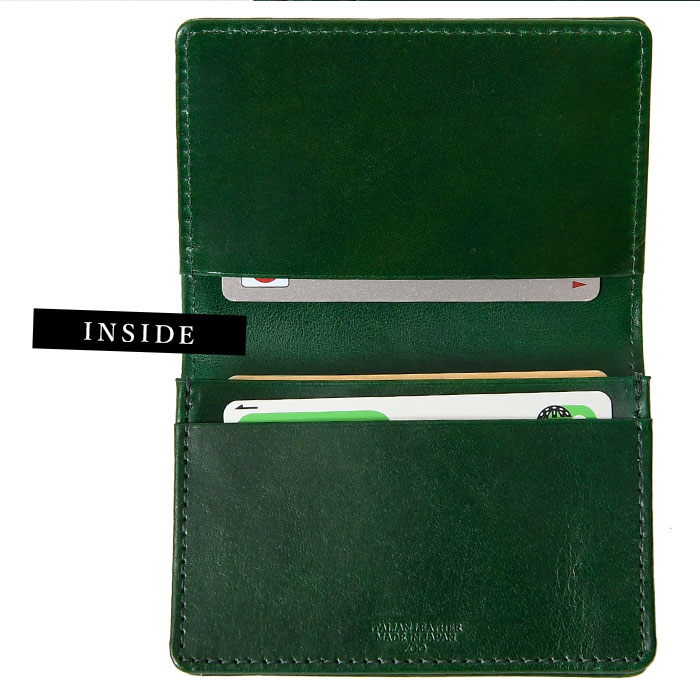 ZOO(ズー)  ZC-028カードケース 名刺入れ 二つ折りイタリアンレザー