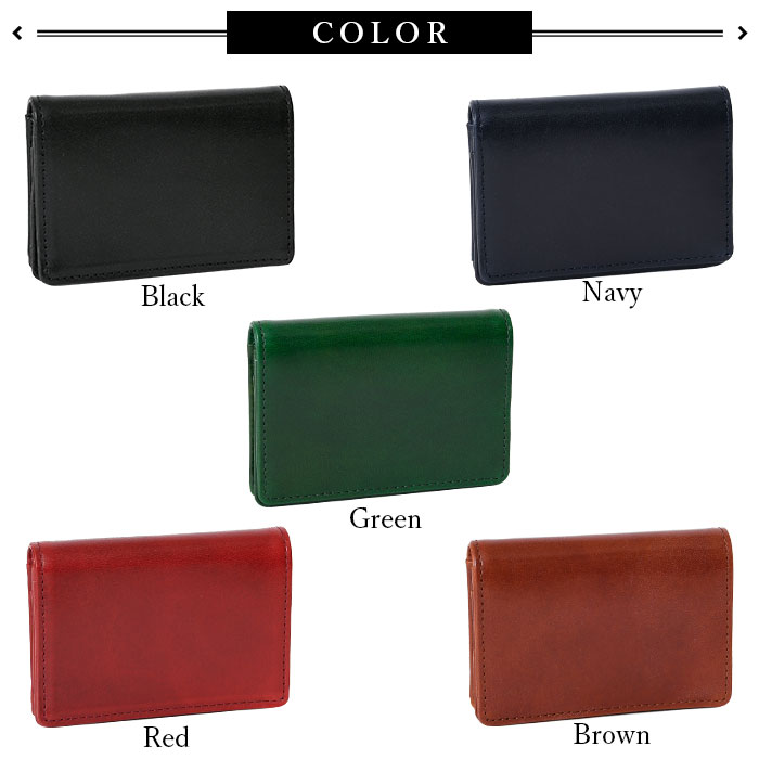 ZOO(ズー)  ZC-028カードケース 名刺入れ 二つ折りイタリアンレザー