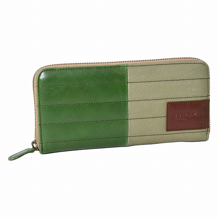 moz モズ 財布 86048 本革 モズ財布 ヘラジカ ラウンドファスナー 長財布 スウェーデン 牛革 レザー ウォレット 