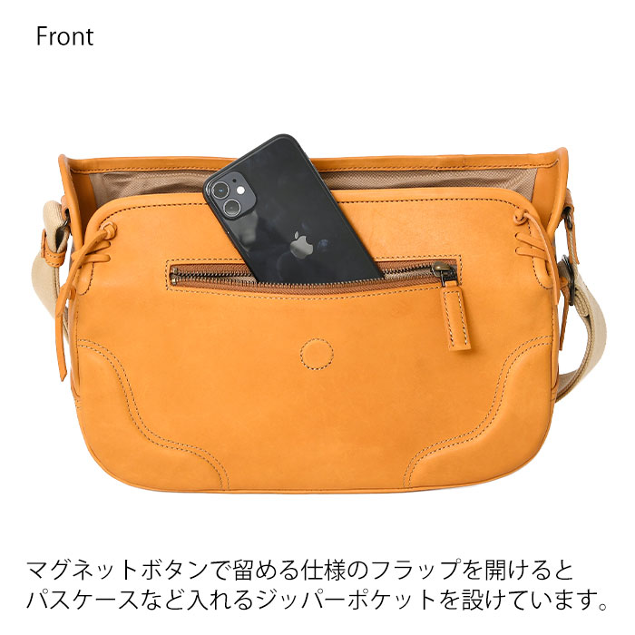 TRION トライオン GA142 日本製 最高級グラブレザー A4対応 肩掛け斜め掛け ショルダーバッグ カジュアルバッグ