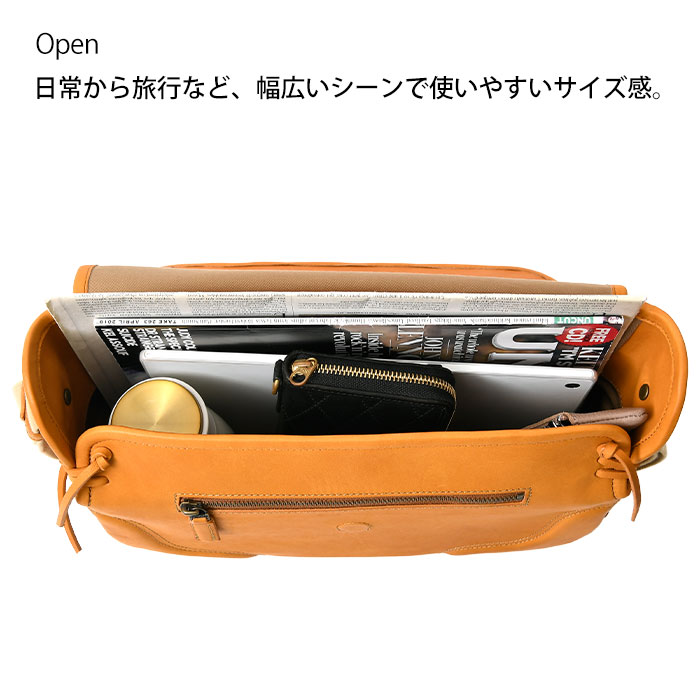 TRION トライオン GA142 日本製 最高級グラブレザー A4対応 肩掛け斜め掛け ショルダーバッグ カジュアルバッグ