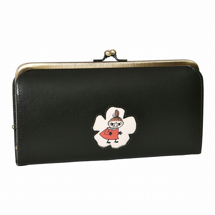 MOOMIN ムーミン Little My 財布 82046 クロムなめし ヌメ革 牛革 本革 がま口 長財布 