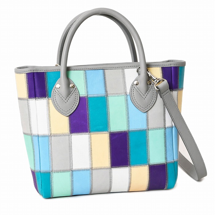 TRION トライオンレザーバッグ DPC252SM 本革 マルチカラー パッチ