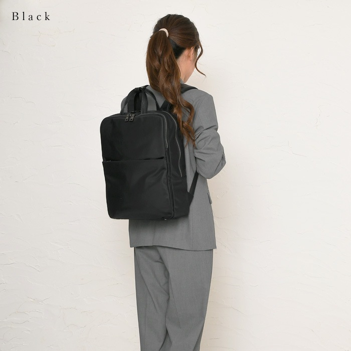 PERENNE ペレンネ a4 ナイロン 撥水加工 バックパックキャリーオン機能 ノートPC収納 ポケット多数 【メーカー直販】20128