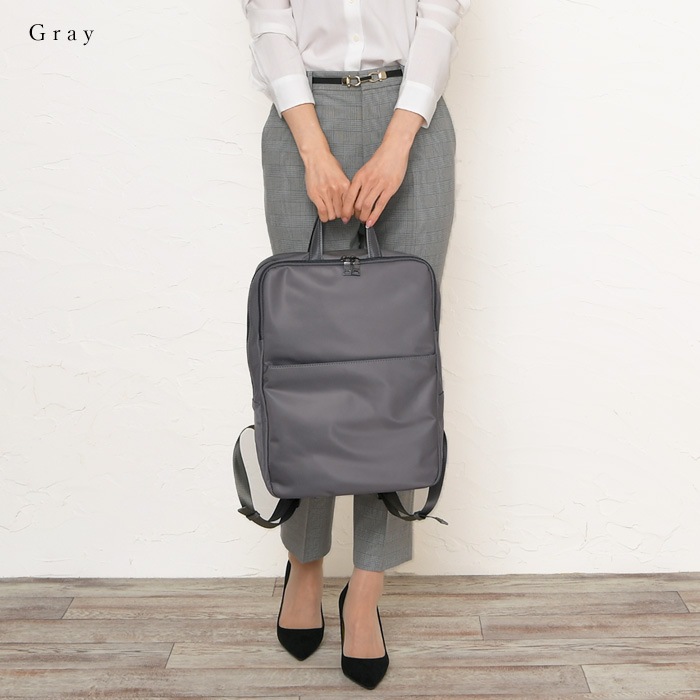 PERENNE ペレンネ a4 ナイロン 撥水加工 バックパックキャリーオン機能 ノートPC収納 ポケット多数 【メーカー直販】20128