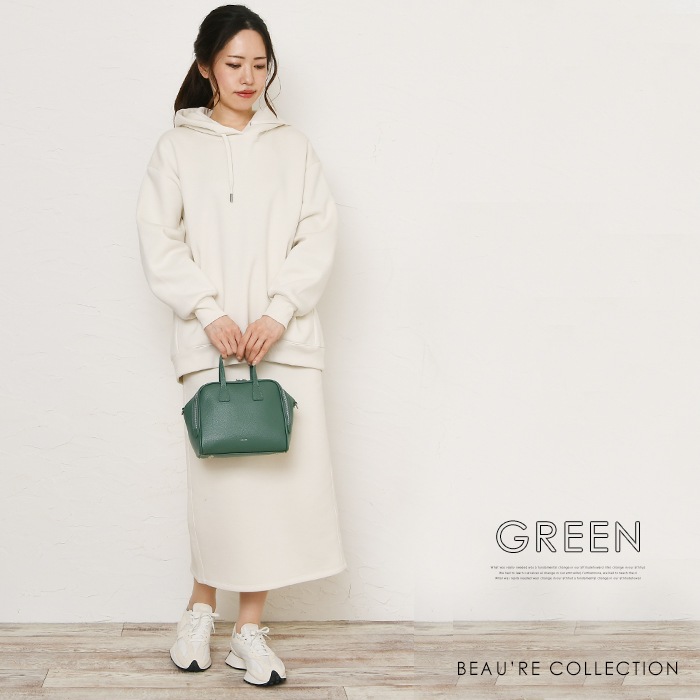 Beaure ヴュレ レディースバッグ本革2way ハンドバッグ ショルダー 肩掛け 斜め掛け ボックス型ボストンバッグ ビュレB-24424 