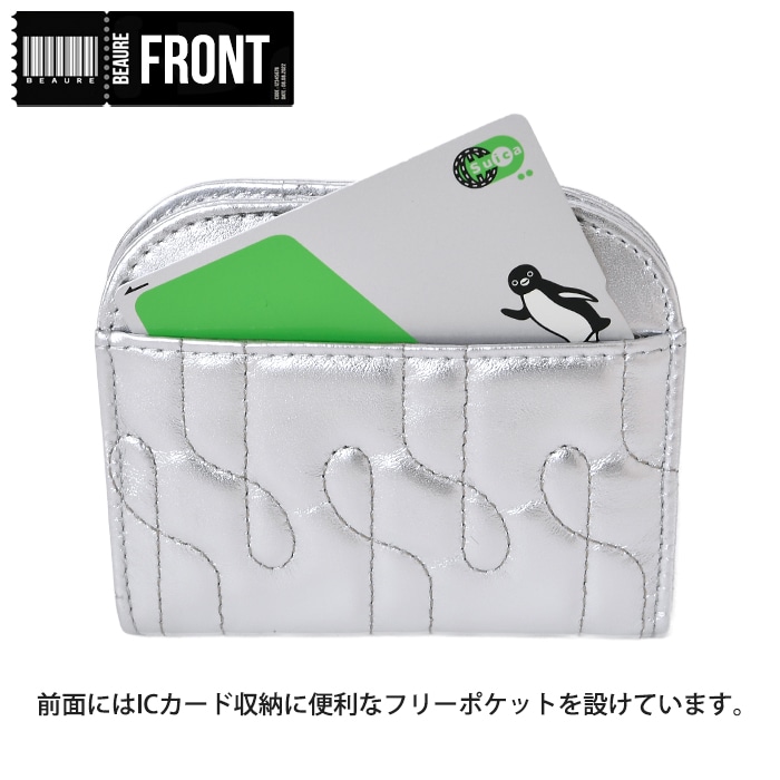 Beaure ヴュレ レディース 財布 二つ折り短財布 レディース カジュアル コンパクト ミニ財布 ビュレB-25307 