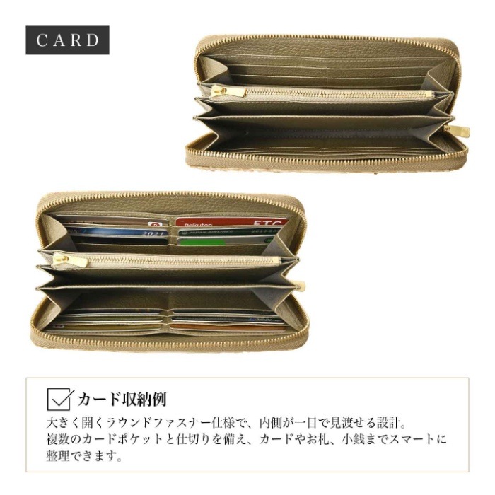 ZOO ズー 日本製 ZLW-171 ヘビ革 ラウンドファスナー 長財布 ダイヤモンドパイソン 本革 サイフ 鞄 財布