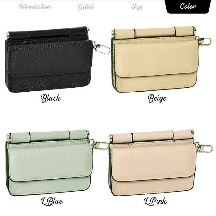 Beaure ヴュレ レディースバッグ 本革 牛革 マルチウォレットバッグ フラグメントケース B-23405