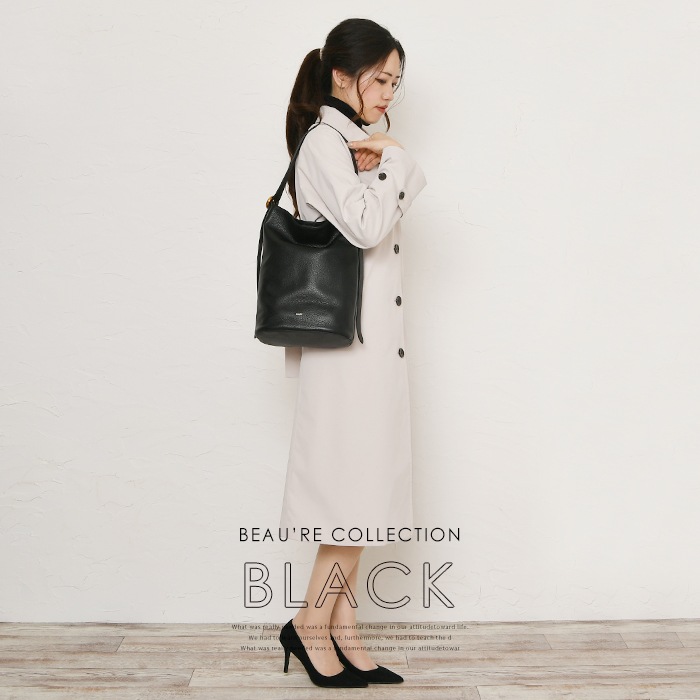 Beaure ヴュレバッグ本革デザインバックル 2way ハンドバッグ a4 ショルダーバッグ 肩掛け きれいめ カジュアル ビュレ B-25328