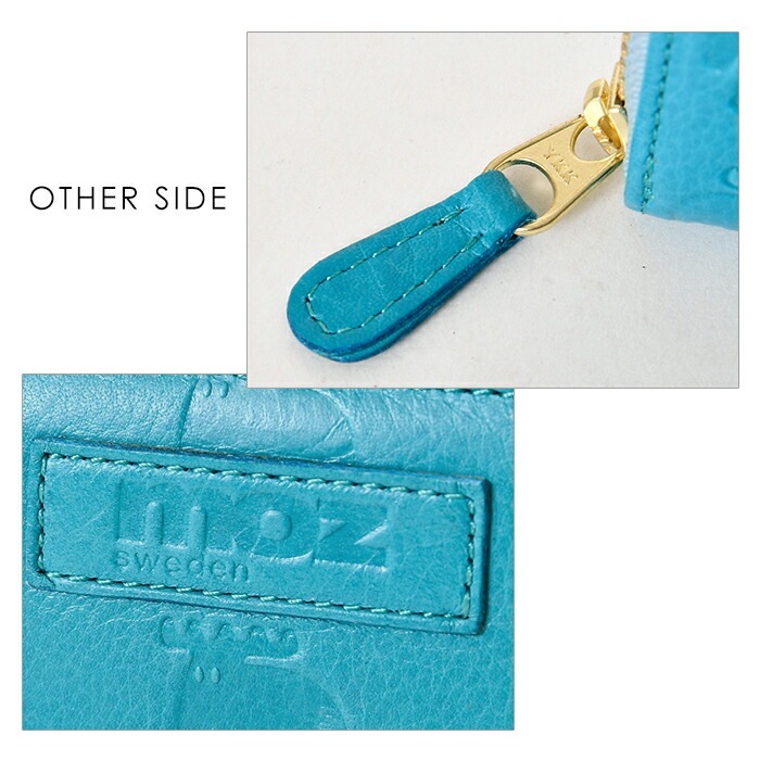 moz モズ 本革 ラウンドファスナー短財布 エルク ヘラジカ スウェーデン  86017 