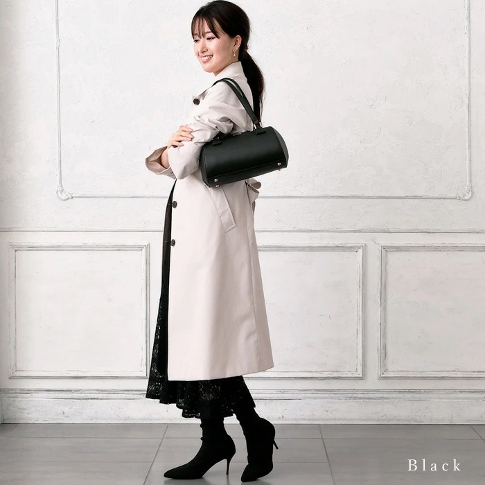 PERENNE ペレンネ ハンドバッグフォーマル 筒型ゴールド金具 【メーカー直販】 20171