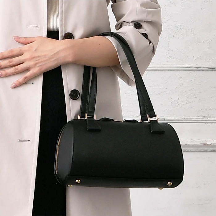 PERENNE ペレンネ ハンドバッグフォーマル 筒型ゴールド金具 【メーカー直販】 20171