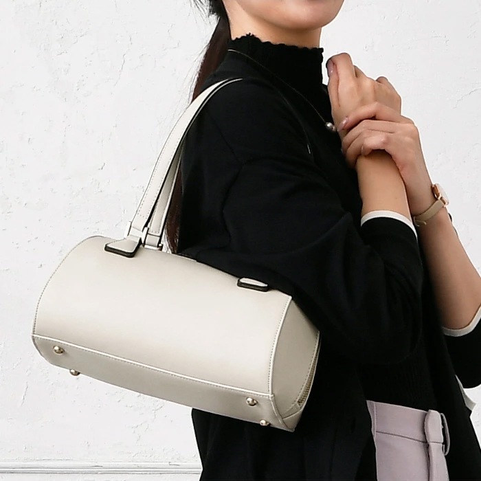 PERENNE ペレンネ ハンドバッグフォーマル 筒型ゴールド金具 【メーカー直販】 20171