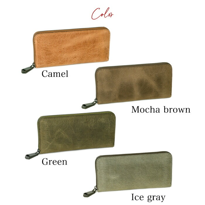 ZOO(ズー) ZLW-134 クーズー レザー メンズラウンドファスナー 長財布