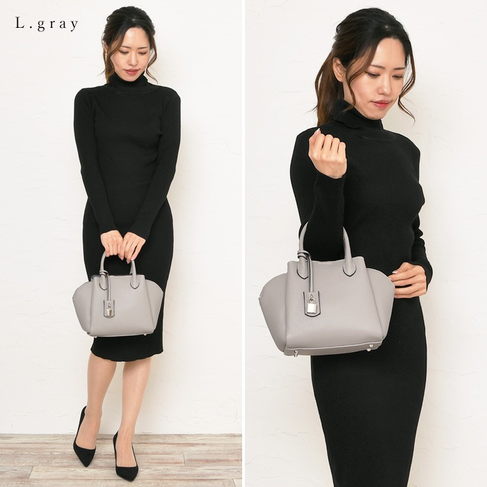 PERENNE ペレンネ レディースバッグ セレモニーバッグ フォーマルバッグ 2way ハンドバッグ 南京錠チャーム付き【メーカー直販】20129