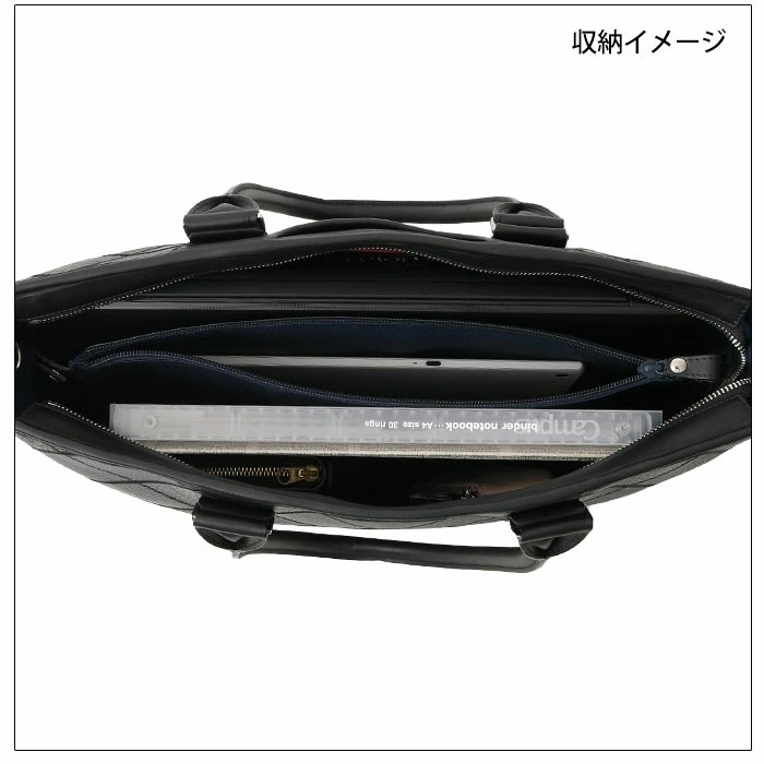 TRION トライオン DPC265 B4サイズ パッチワーク ファスナー開閉 本革