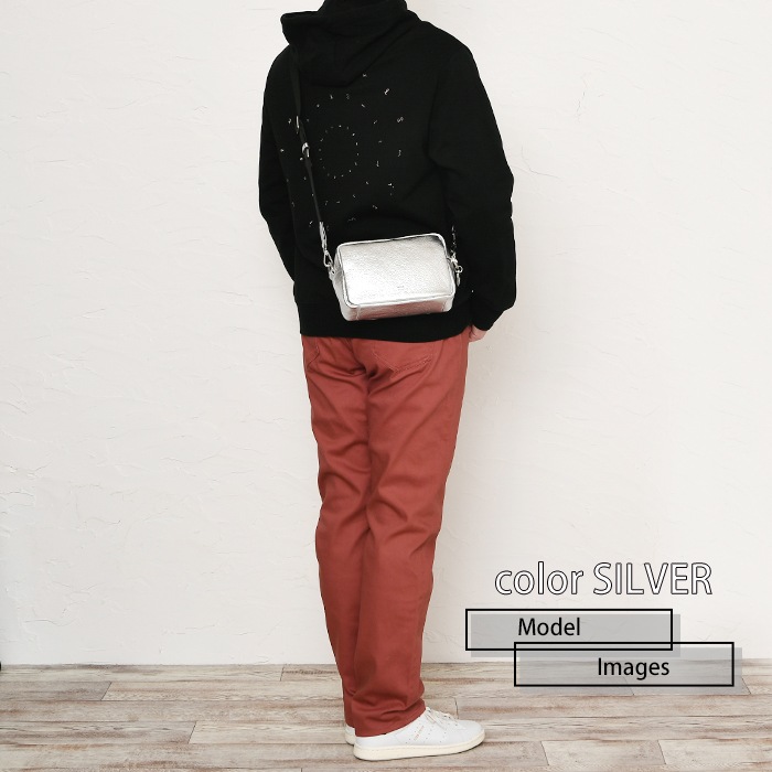 waku ワク WK-0085 ソフト 本革 斜め掛け ショルダーバッグ ユニセックス メンズ レザー ショルダー バッグ 