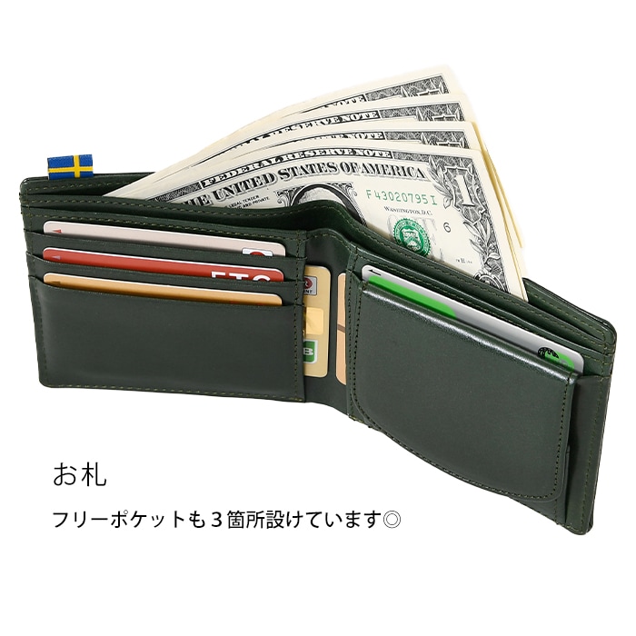 moz モズ 本革 短財布 二つ折りコイン入れ エルク ヘラジカ