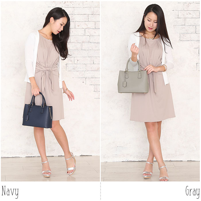 PERENNE ペレンネ 2wayハンドショルダーバッグゴールド金具 角シボ加工【メーカー直販】 20188