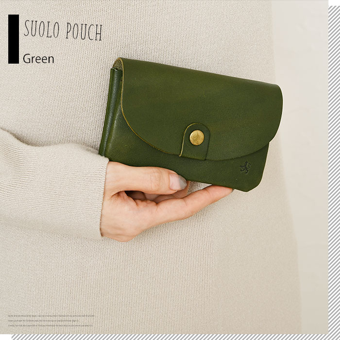 Lahella ラヘラ L-198  レディースブランド 本革 牛革 栃木レザー ポーチ 財布