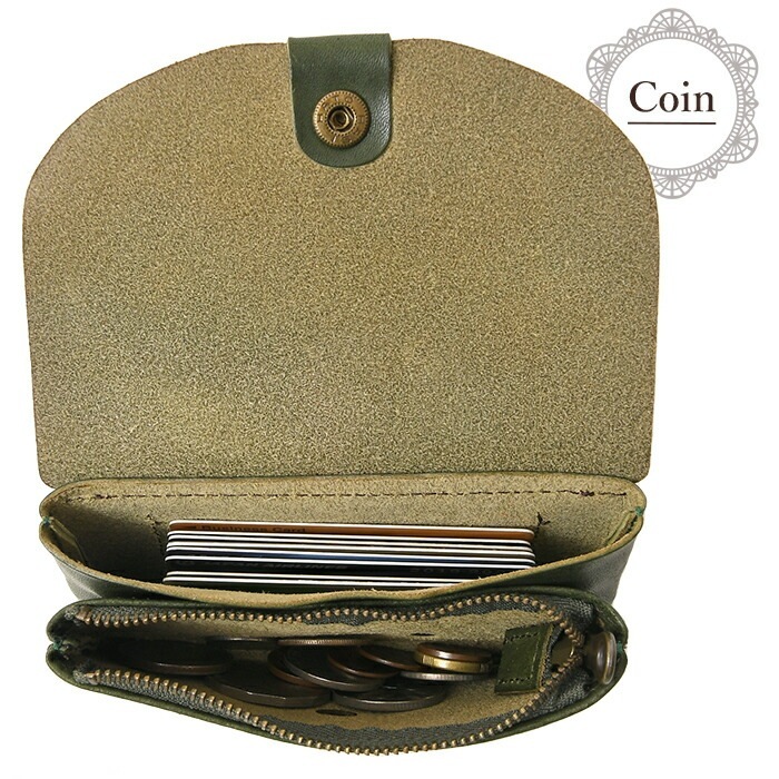 Lahella ラヘラ L-198  レディースブランド 本革 牛革 栃木レザー ポーチ 財布