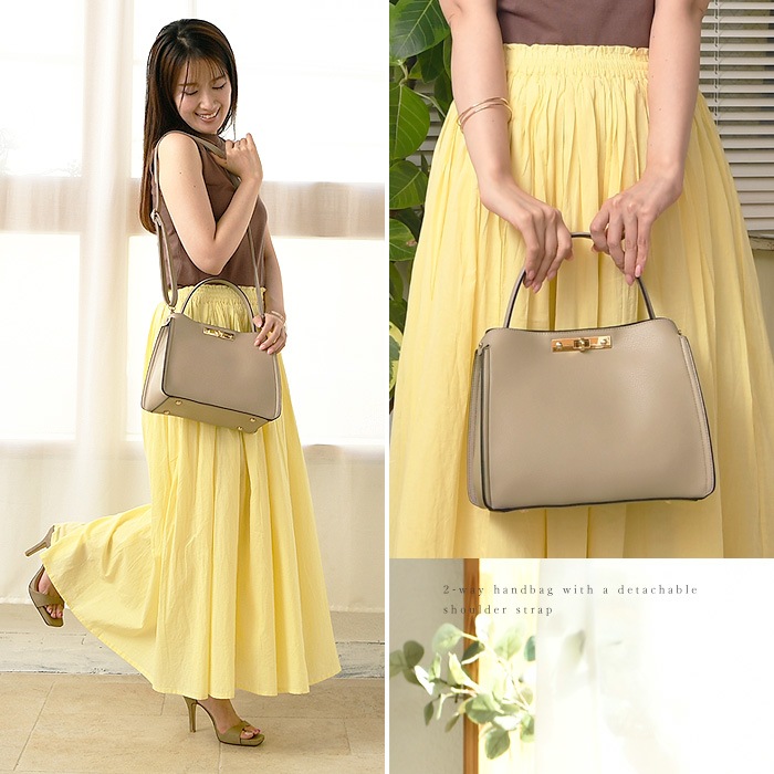 PERENNE ペレンネハンドバッグ 2wayショルダー取り外し可能 【メーカー直販】 20164