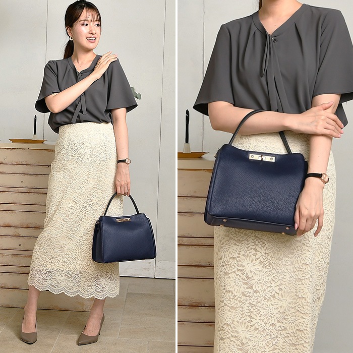 PERENNE ペレンネハンドバッグ 2wayショルダー取り外し可能 【メーカー直販】 20164