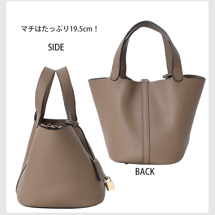 VEICE ヴェイス 本革 手提げキューブ型 ハンドバッグ Sサイズ