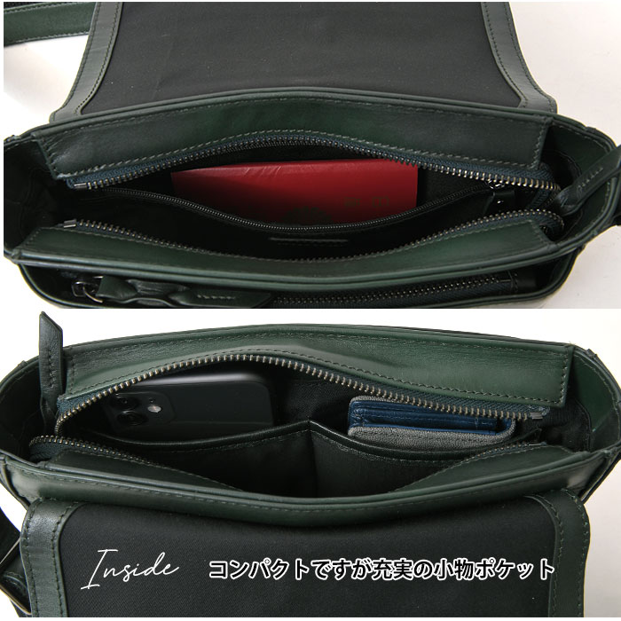 JOYA ジョヤ JV2010 メンズ 本牛革 レザー 斜め掛け ショルダーバッグ ボディバッグメンズ カジュアルバッグ