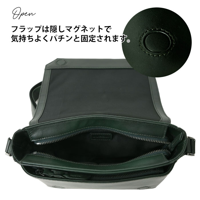 JOYA ジョヤ JV2010 メンズ 本牛革 レザー 斜め掛け ショルダーバッグ ボディバッグメンズ カジュアルバッグ