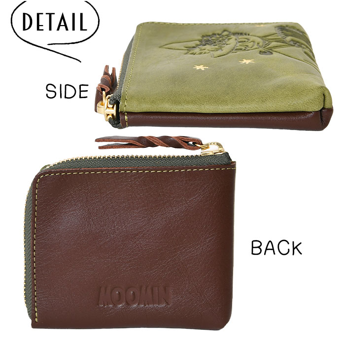 MOOMIN ムーミン 財布 牛革 本革 82024 82025 82026 82027 L字