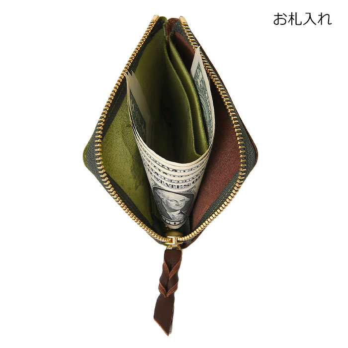 MOOMIN ムーミン 財布 牛革 本革 82024 82025 82026 82027 L字ファスナー スナフキン リトルミイ ニョロニョロ ミニ財布  