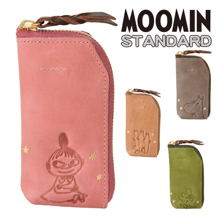 MOOMIN ムーミン 財布 牛革 本革 82028 82029 82030 82031 キー